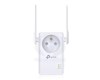 300Mbps Wireless N Wall Plugged Range Extender with AC Passthrough, Qualcomm, 2T2R, 2.4GHz, 802.11b/g/n, 1 10/100M LAN, Ranger Extender button, AP/Range extender mode, 2 fixed antennas TL-WA865RE
